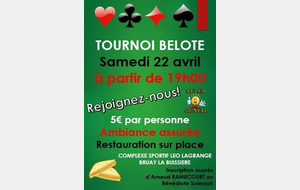 Tournoi de Belote