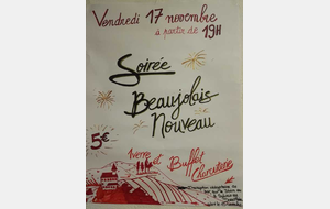 Soirée Beaujolais Nouveau