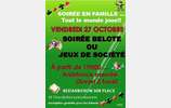 Tournoi de Belote, Vendredi 27 Octobre 2017