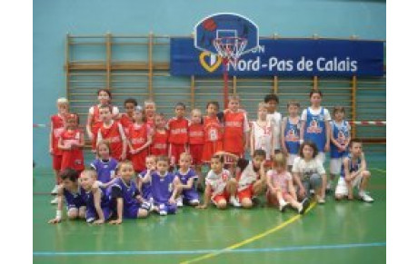 Le 9ème plateau des écoles de basket du district 